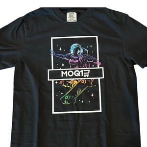 Comfort Colors Space Cowboy Moonriders Black T-Shirt Size Small Astronaut